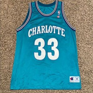 Vintage Alonzo Mourning Champion Jersey